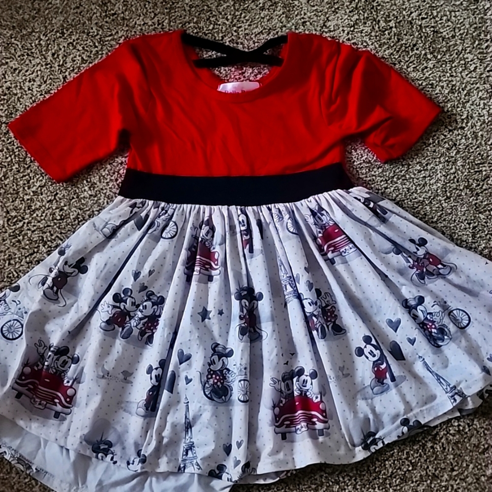Bella rose Mickey and Minnie dress